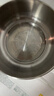 利仁（Liven）小钢人不锈钢0涂层电煮锅分体式小电锅电蒸锅小型1-2人电火锅蒸煮一体多功能锅2L配蒸笼DHG-J1851 实拍图
