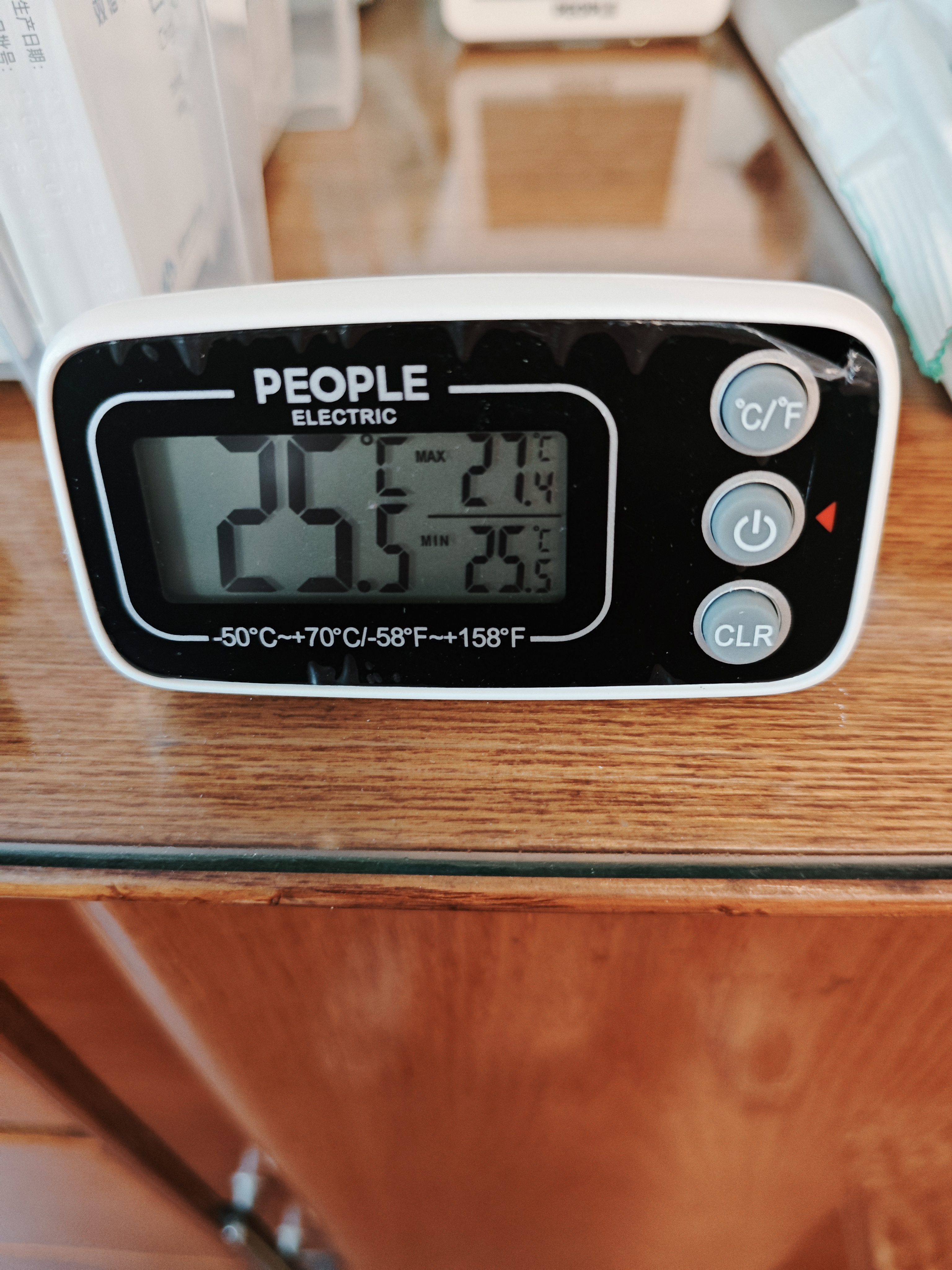 人民 高精度家用冰箱冰柜温度计冷冻库医药冷藏温度计RE-W1009 实拍图