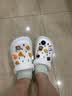 名创优品（MINISO）洞洞鞋男女夏季外穿凉鞋防滑厚底踩屎感包头凉拖鞋 白色+趣味零食 实拍图