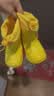 牧萌儿童雨鞋男童女童防水立体宝宝防滑耐磨卡通雨靴 小黄鸭 15码 实拍图