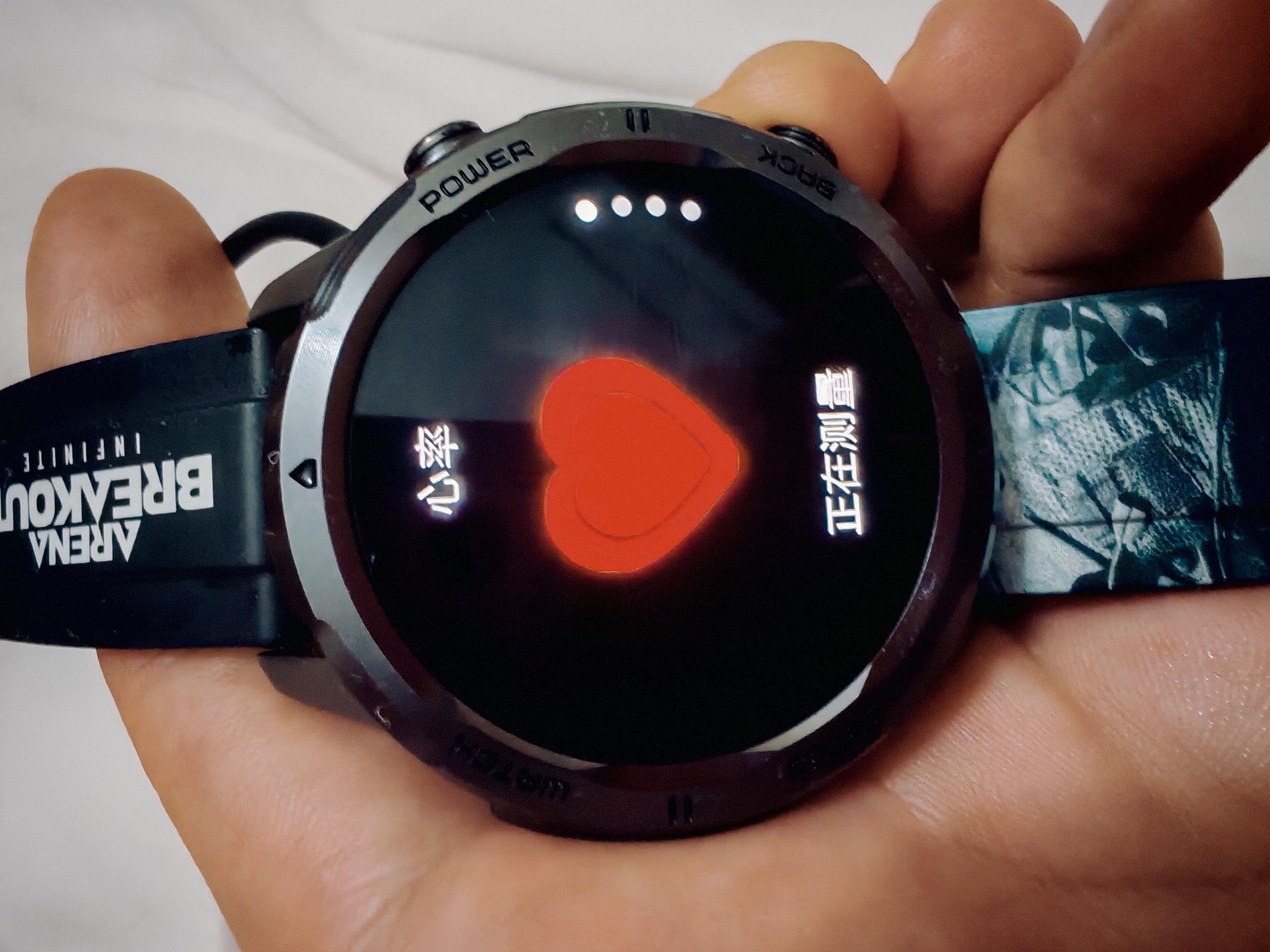 联想（Lenovo）智能手表 30米防水游泳运动手表 蓝牙通话心率血氧睡眠监测 Watch Pro 风暴灰 暗区突围游戏联名版 实拍图