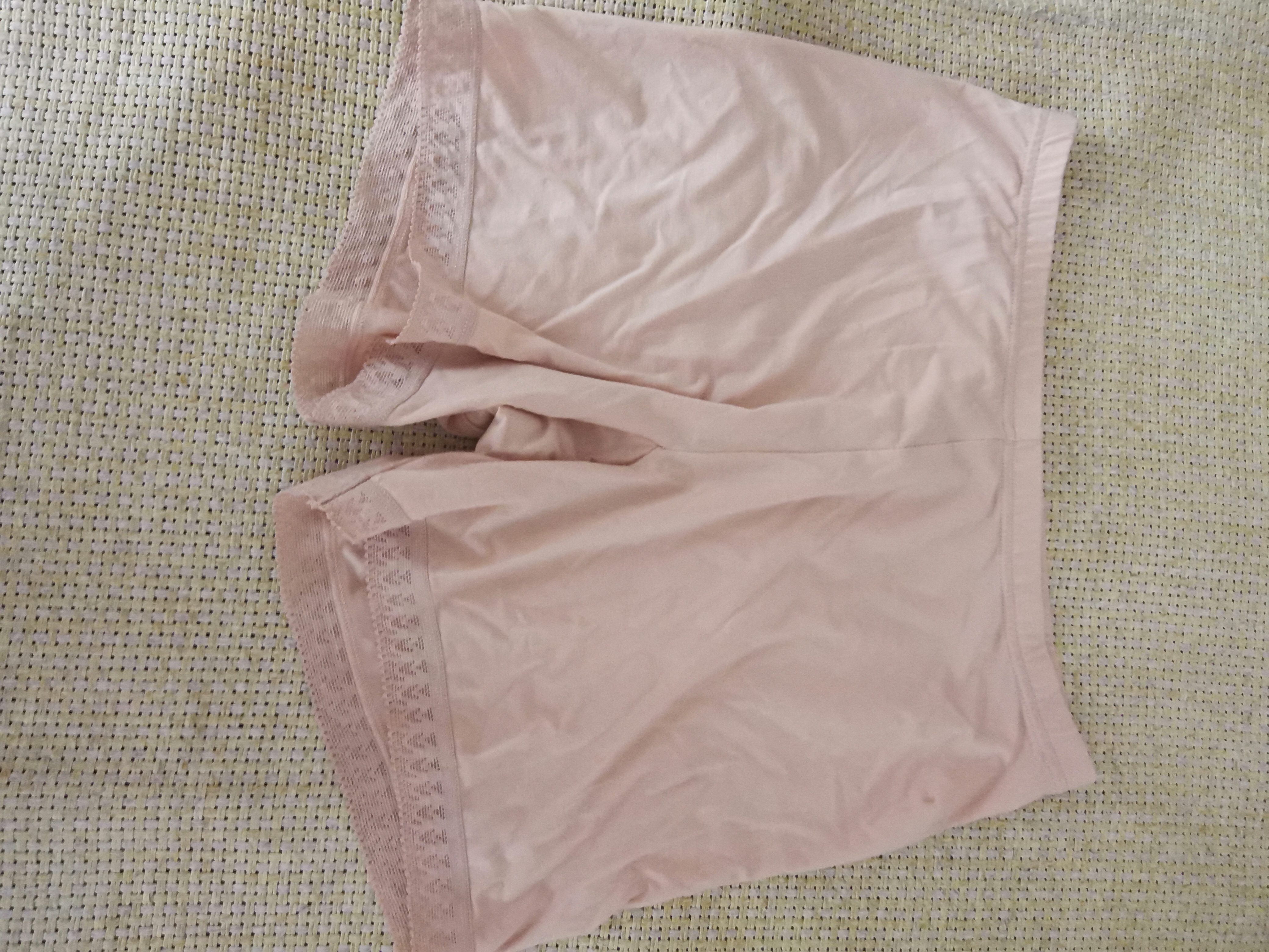 曼妮芬【2条装】曼妮芬舒适安全裤打底莫代尔蕾丝提臀女粉底液平角内裤 992肤+白【无痕-长款】 L (165) 实拍图