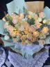 领香鲜花速递香槟玫瑰花束送女友老婆生日礼物全国同城配送 33朵香槟玫瑰花束—女神款 实拍图