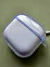 ESCASE适用Airpods4保护套苹果四代耳机保护套降噪版2024无线蓝牙耳机防摔防尘TPU透明裸机美感+挂绳 实拍图