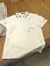 GXG男装 夏季多色男士刺绣翻领Polo衫男短袖 白色 170/M 实拍图