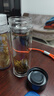 【京东物流配送】高硼硅双层玻璃杯大容量泡茶杯水杯子茶水分离杯 【双层加厚】茶杯350ml1只 实拍图