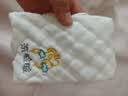 童泰婴儿配饰用品纯棉小方巾新生宝宝棉纱口水巾5条装 白色 30*30cm 实拍图