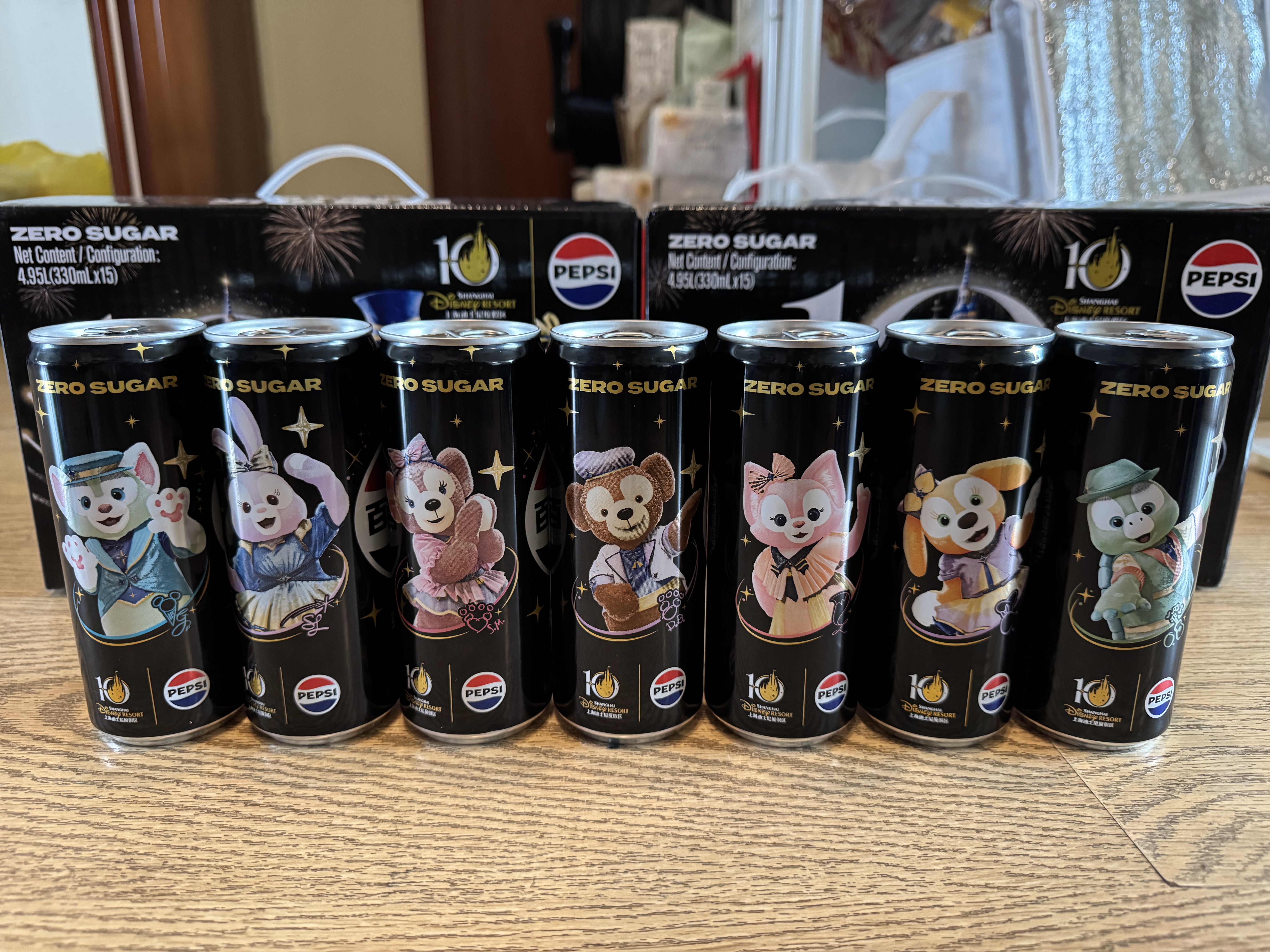 百事可乐Pepsi 百事无糖-迪士尼米奇家族礼盒330ml*15听 细长罐(一箱集齐) 实拍图
