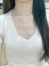 老凤祥纯足银999项链女款2026新款吊坠生日七夕情人节礼物送女朋友老婆 【八仓发货】一克拉项链 实拍图
