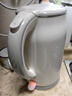 美的（Midea）电热水壶家用烧水壶食品级304不锈钢 1.7L大容量0涂层无缝内胆开水壶泡茶 MK-SH17M301 实拍图