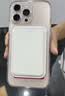 Smorss 适用苹果MagSafe磁吸卡包通用iPhone17-12系列手机背贴卡套公交地铁门禁购物卡袋手机壳卡包白色 实拍图