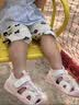 泰兰尼斯宝宝学步鞋夏季儿童凉鞋女童包头防滑户外沙滩鞋粉色25码 实拍图