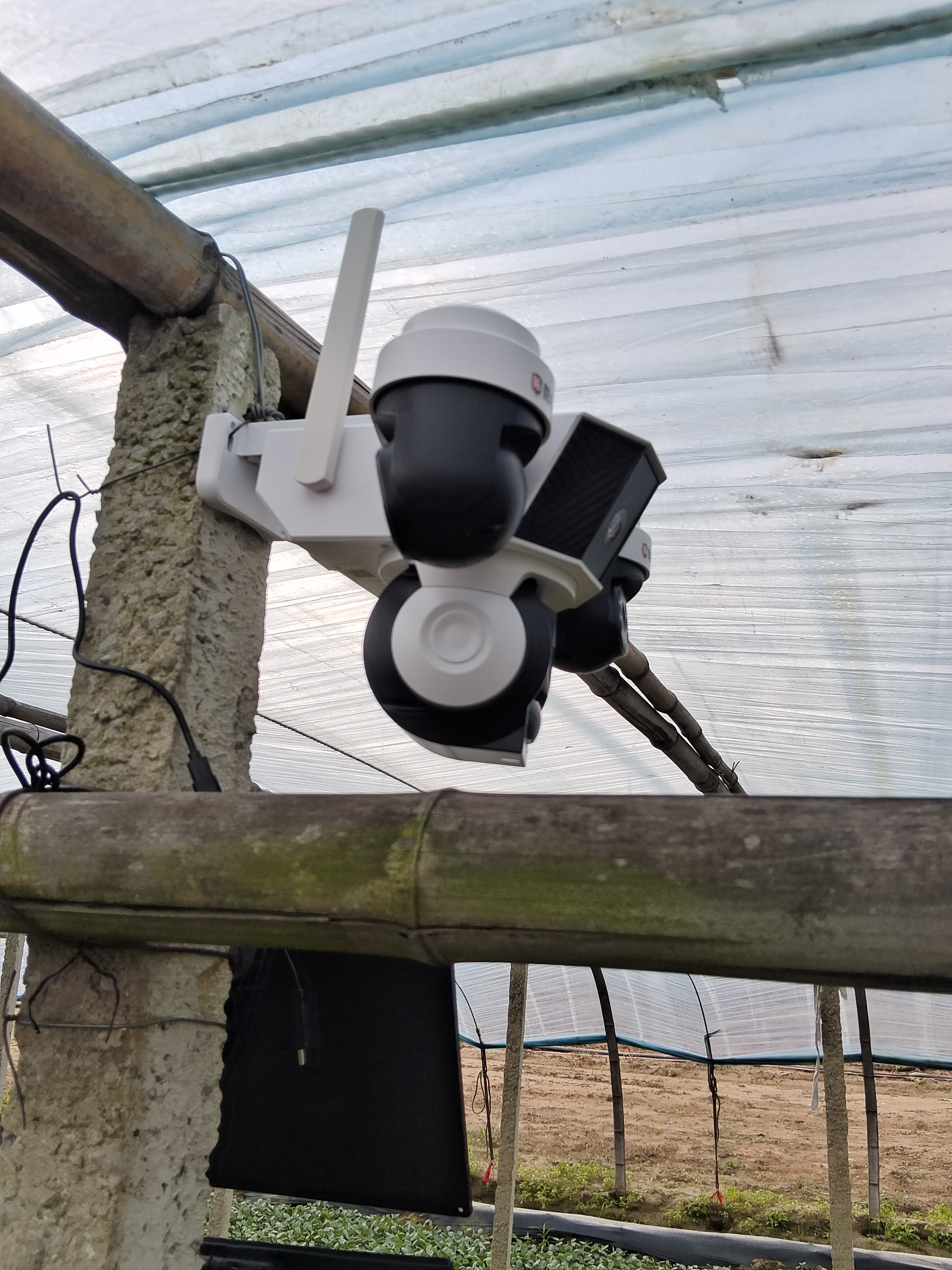 防术4g太阳能摄像头户外终身免流无需连wifi免插电无电无网监控器家用360度全景无死角带夜视高清农村 实拍图