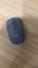 罗技（Logitech）M221 轻音鼠标 无线鼠标 办公鼠标 对称鼠标 带无线微型接收器 雾霭蓝 实拍图