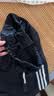 adidas速干舒适三条纹梭织中腰网球运动短裤男装夏季阿迪达斯官方   黑色   L 实拍图