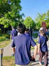 京东京造夏季运动短袖男士t恤polo衫男跑步健身户外速干衣服 海军蓝 2XL 实拍图