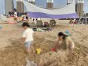 原始人 黑胶天幕帐篷户外露营网红野营遮阳棚野餐桌椅防晒八角蝶形 【速搭款】26㎡【八角紫罗兰-2.6M高杆】建议2-18人 实拍图