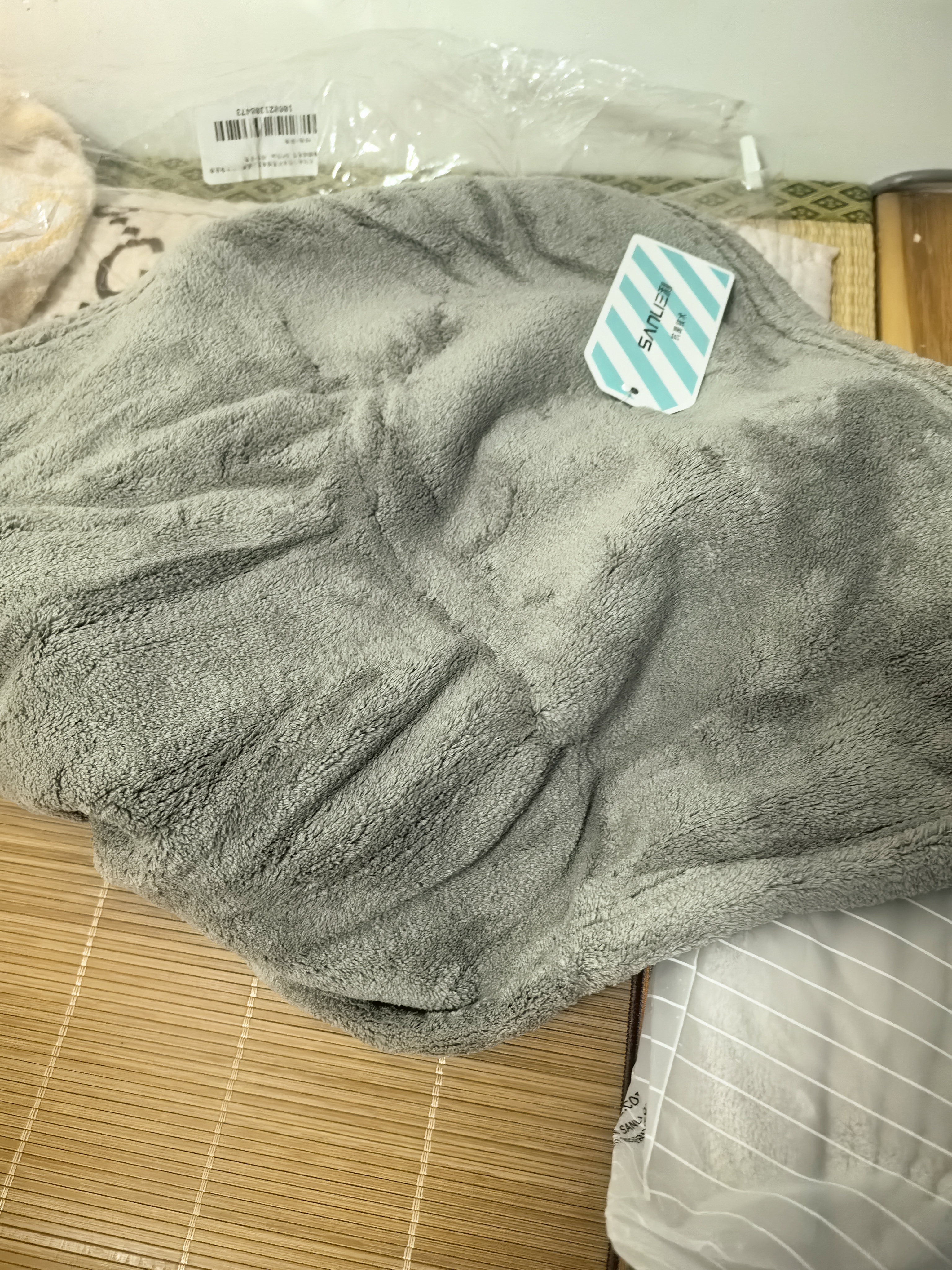 三利7a抗菌加厚毛巾A类吸水男士女洗脸洗澡家用运动专用成年人棕/灰 实拍图