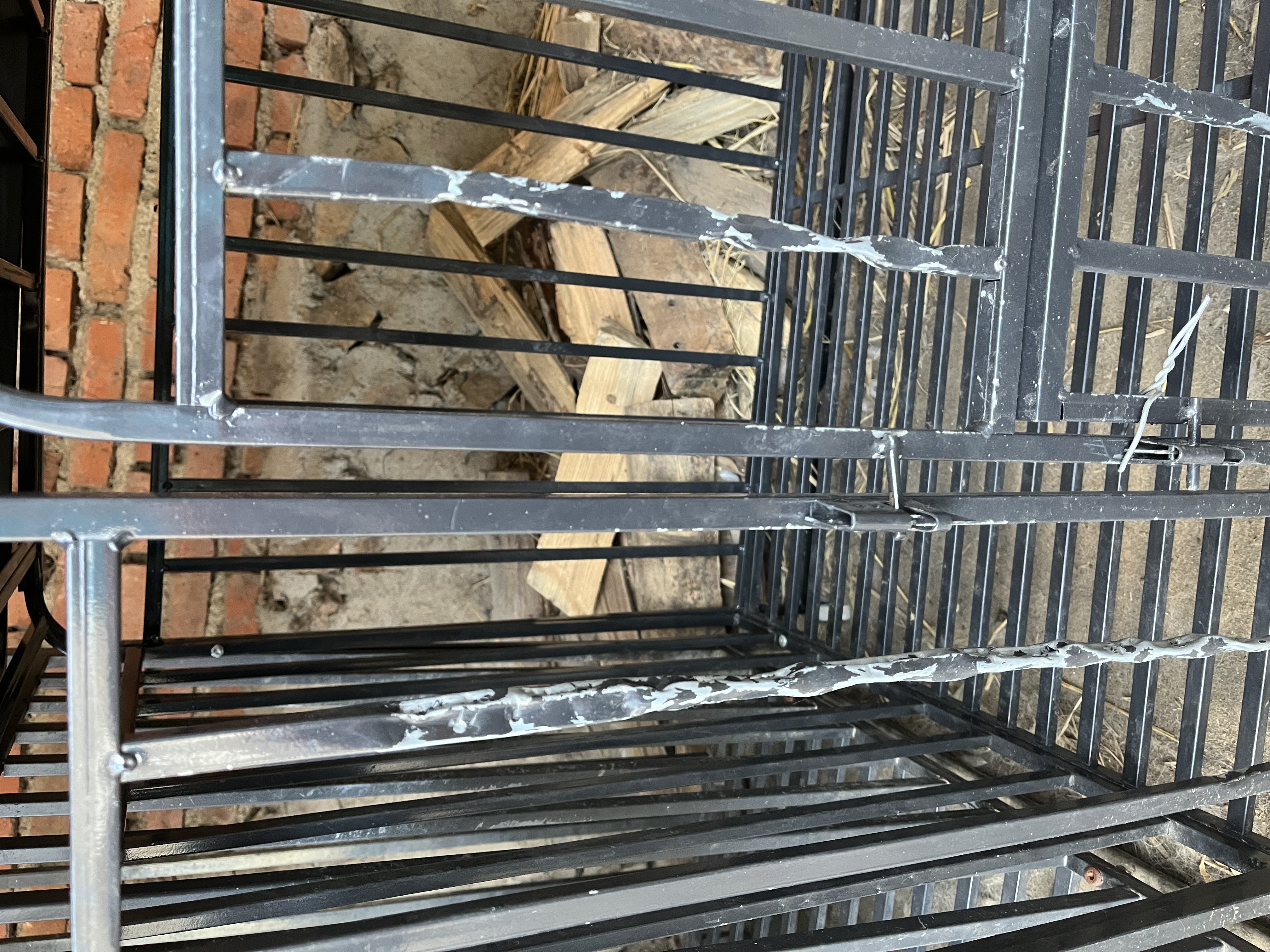 北鼻狗【升级全管加强 】狗笼中型犬大型犬狗笼子宠物狗狗笼子金毛用品 六面全管-95*65*85CM 建议60斤内 实拍图