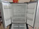 华凌美的出品426十字双开门冰箱超薄风冷无霜一级能效双变频对开多门四门京东自营HR-426WSP国家补贴 实拍图