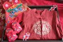 G.duck小黄鸭婴儿连体衣夏季新生儿衣服中国风爬服男女宝宝百天周岁礼服 红色 66cm 尺码建议0-3个月8-12斤 实拍图