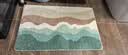 大江浴室地垫厕所浴室门口吸水防滑垫植绒卫生间地垫60x90cm 实拍图