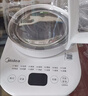 美的（Midea）养生壶大容量 柔声轻音变频智能预约烧水壶 全自动恒温全玻璃煮茶壶保温一体电水壶 316材质恒温壶 【双层隔热盖】14大养生功能12Q 1.5L 实拍图