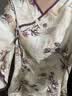 古今（GUJIN）中式国风七分袖睡衣女夏新品绵绸睡裤盘扣家居服大码轻薄套装XL 实拍图