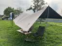 Naturehike挪客星简L01蛋卷桌铝合金露营桌子户外折叠桌野餐桌 橡木色 大号 实拍图