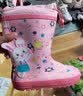 柠檬宝宝儿童卡通立体造型雨鞋男女童防滑雨靴中大小童幼儿园小孩防水靴 蒂娜彩虹星星兔 27 内长17.8CM 实拍图
