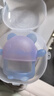 babycare婴儿牙胶手套式咬咬乐宝宝安抚牙胶硅胶玩具防吃手4月+ 恩特蓝 实拍图