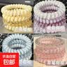 电话线夏天清新百搭韩式少女高品质葡萄椰椰波点日常发绳耐用 电话线手环发圈-5件套随机发 实拍图