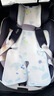 babycare自然凉选车席透气宝宝专用手推车坐垫通用席子薄荷冰柠38×70CM 实拍图