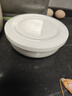 瓷秀源水蒸蛋碗纯白带盖专用宝宝家用陶瓷微波炉蒸鸡蛋羹蒸菜蒸饭碗盅 7英寸蒸蛋/蒸菜【容量900ml】 实拍图