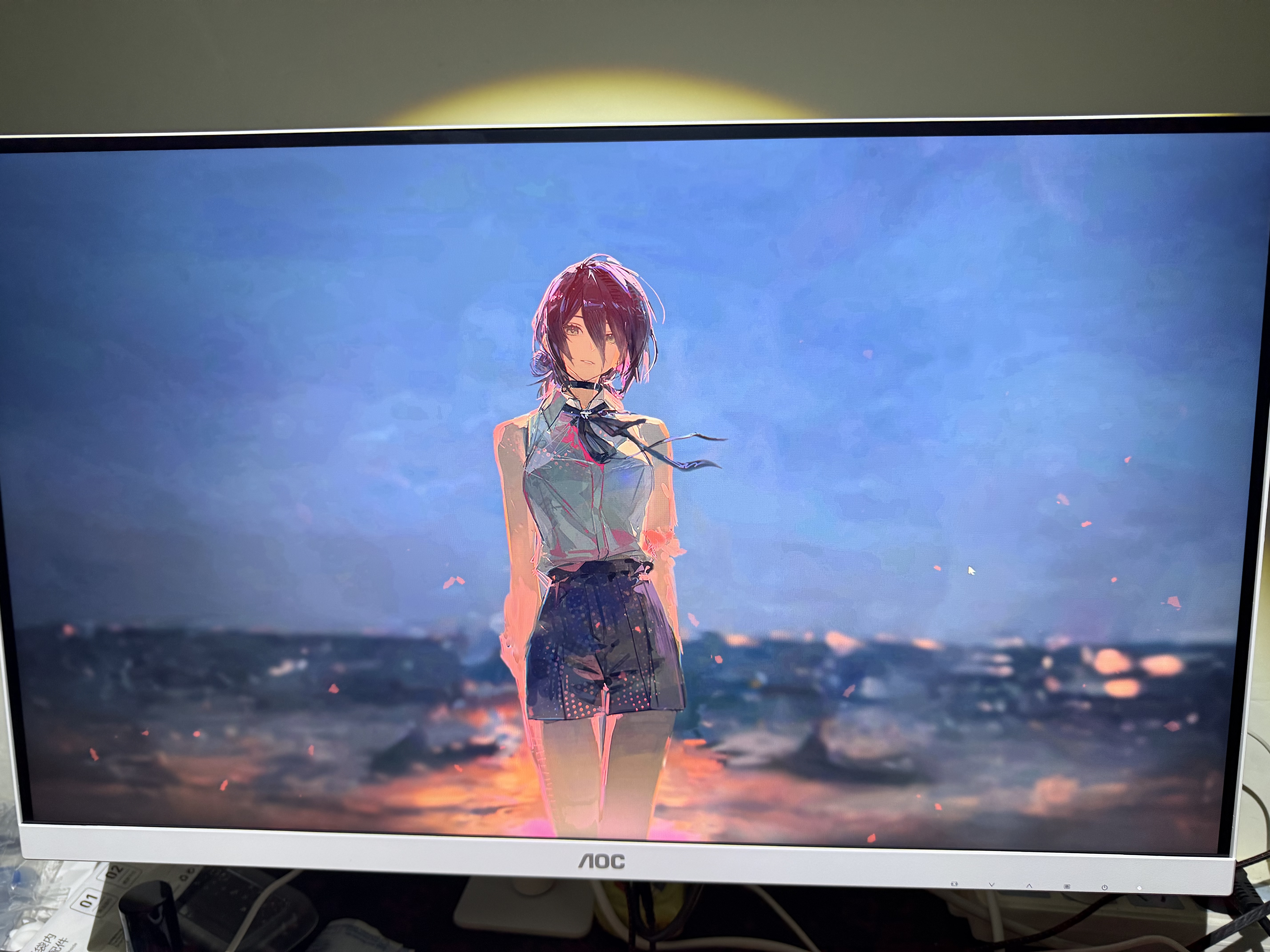 AOC 27英寸 2K电竞显示器 FastIPS 快速液晶1msGTG HDR 硬件低蓝光 三角洲游戏笔记本电脑显示屏幕 【硬件级圆偏光】2K 320Hz Q27G4SL/WS 实拍图