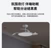 雷士（NVC）LED照明风扇灯吊扇灯智控全光谱普瑞灯珠1级能效未来光42寸包安装 实拍图