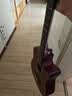 维卡斯（WEIKASI）民谣吉他初学者木吉他单板新手入门练习琴guitar吉它学生男女乐器 38英寸沙比利+礼包【初学推荐】 实拍图