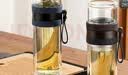 富光双层玻璃杯 泡茶杯茶水分离杯子 高硼硅玻璃水杯便携男女士290ML 实拍图