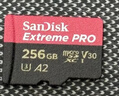 闪迪（SanDisk）256GB TF（MicroSD）内存卡 A2 4K V30 U3 C10 至尊超极速移动存储卡 读速200MB/s 写速140MB/s 实拍图