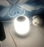 美的（Midea）床头灯卧室柔光小夜灯充电台灯三色调光节日创意礼品礼物起夜灯 实拍图
