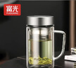 富光高硼硅玻璃杯男士茶水分离双层加厚带把手大容量水杯子办公泡茶用 实拍图