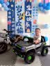 倍贝乐儿童电动车玩具车可坐人四轮带遥控小孩宝宝四驱越野车可驾驶汽车 顶配灰【烤漆四驱12V7+皮座+遥控+蓝牙】 实拍图