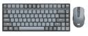 联想（Lenovo）小新K1轻音无线键鼠套装 双色键帽多快捷键 果冻触感机械回弹 3档DPI windows通用 暮霭灰 实拍图