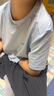 安踏儿童男女童短袖t恤速干弹力宽松上衣夏季新品舒适透气打底衫童装 【店长推荐丨涤100%】布雷蓝5110-4 150 实拍图