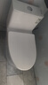 九牧（JOMOO）马桶家用一级水效防臭卫浴虹吸式马桶坐便器大冲力抗菌卫生间坐厕 镇店热卖【升级无棱】11370 305坑距(2515城包安装) 实拍图