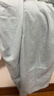 雪中飞白色九分萝卜裤女夏季2026新款小个子高腰显瘦裤子宽松休闲女装裤 雾蓝色976FW (心动红裤标) S 155/62A 【推荐体重85-100斤】 实拍图