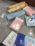 齐心（COMIX）10个装加厚A4文件袋密封透明拉链袋 办公学习资料袋 初高中生考试文件袋 彩色边 颜色随机F56-1 实拍图