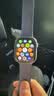 Apple/苹果 Watch S11 智能手表GPS款46毫米银色铝金属表壳雾紫色运动型表带M/L MEVX4CH/B 实拍图