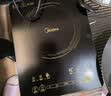美的（Midea）[升级款]电磁炉电陶炉家用 2200W大功率新型电磁灶火锅炉 一体面板炒菜烹饪一套带锅配锅 WH2202S 实拍图