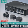 山泽 网口封堵塞 rj45网口防尘塞 防尘防潮网口封堵器 交换机路由器网线接口堵头保护 100个 SZ-WKG100 实拍图